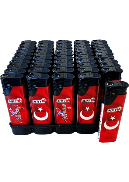 Rüzgar Çakmak 50 Adet Doldurulabilir