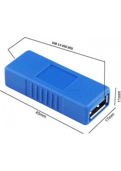 USB 3.0 Dişi Dişi Birleştirici USB 3.0 Kablo Birleştirici Dişi Dişi USB 3.0 Çevirici