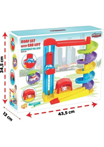 Elite Nessiworld 07 668 Asansörlü Yol Seti -Pilsan Oyuncak 1 Adet