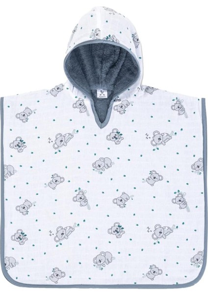 Elite Htpshopmx Hero Müslin & Havlu Desenli Bebek Çocuk Panço Koala Str Http 1092444 1 Adet