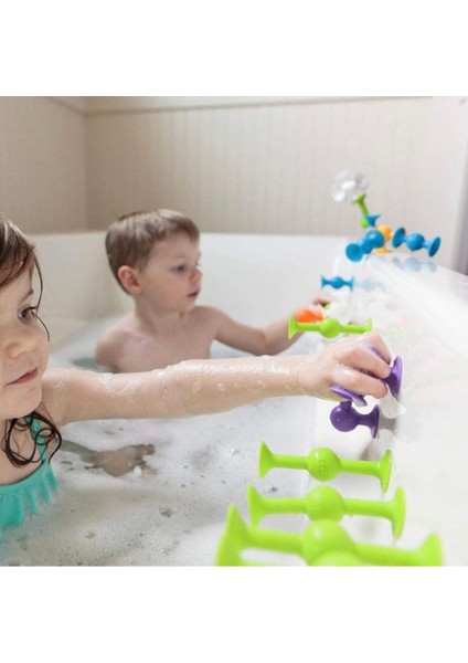 Elite Vakum Molekül 25 Parça Yapı Taşları Fidget Duyusal Eğitici Oyuncak Squigz LEGO 1 Adet
