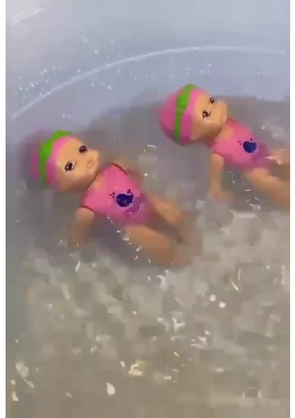 Elite Küvette Havuzda Kendiliğinden Yüzen Kurmalı Swimming Baby Yüzen Bebek - Banyo Oyuncağı 10 cm 1 Adet fiyatları