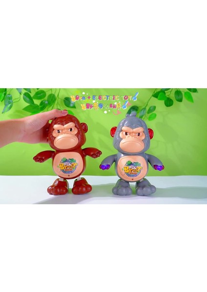 Oyuncak Robot Hayvanlar Müzikli Sesli Işıklı Dans Eden Erken Eğitim Oyuncağı 1 Adet