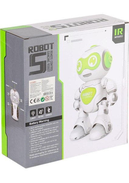 Elite Nessiworld J608-1 kumandalı Dans Eden Robot -Toysan Oyuncak 1 Adet