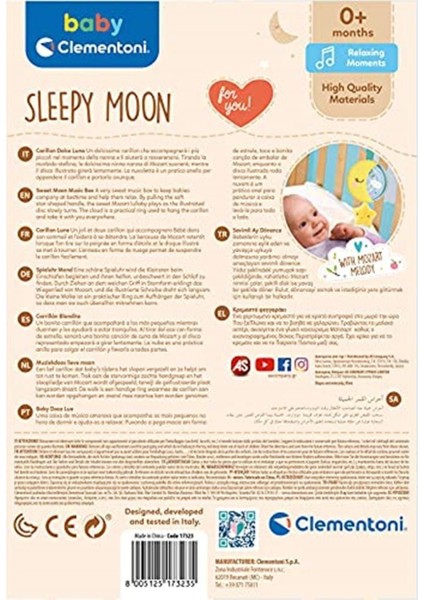 Elite Marka: Baby Clementoni - 17323 - Melodili Ay Müzik Kutusu, 0 - 36 Ay Kategori: Banyo Oyuncakları 1 Adet modelleri