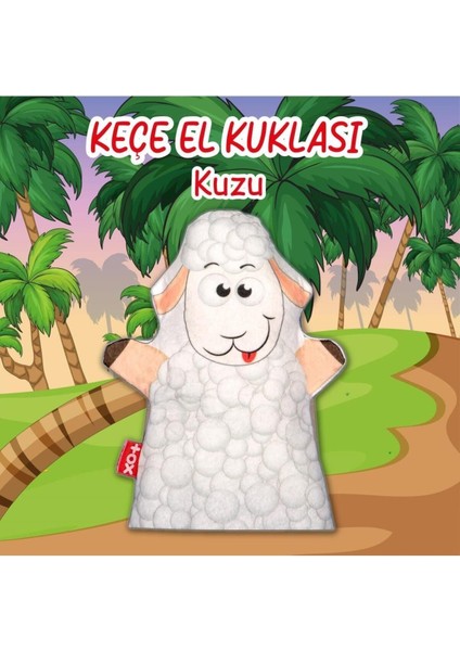 Elite Kuzu Evcil Hayvanlar Keçe El Kukla T320 , Eğitici Oyuncak 1 Adet