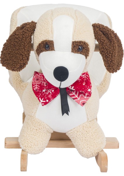 Elite Eğitici Peluş Sallanan At Ahşap Sallanan At ve Köpek 1 Adet