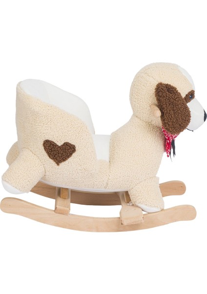 Elite Eğitici Peluş Sallanan At Ahşap Sallanan At ve Köpek 1 Adet