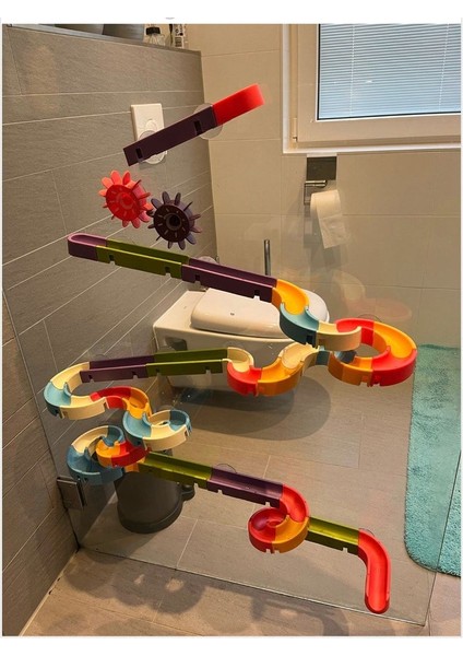 Elite Ördekli Kaydırak Duvara Monte Edilebilen Banyo Oyuncağı 1 Adet