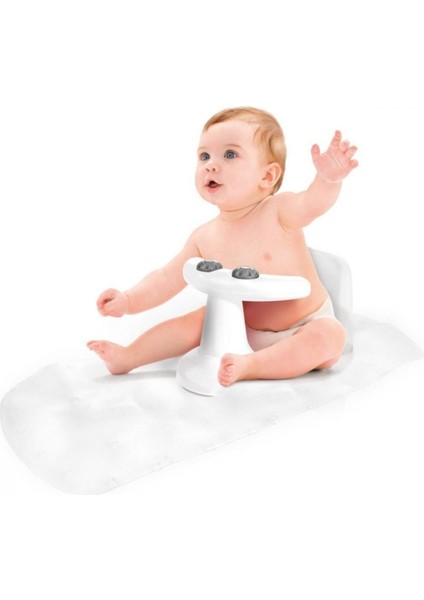Elite Oyuncak 7052 Vantuzlu Kaymaz Paspaslı Bebek Banyo Oturağı Oyuncaklı Koltuğu Seat Bath 1 Adet