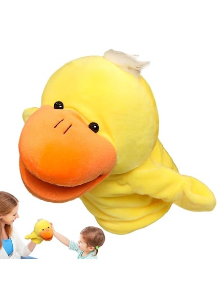 Elite Kukla Ağzı Hareket Edebilen 4 Adet Peluş Kukla 1 Adet