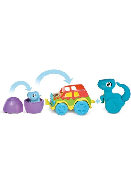 Elite Fırsat Byr 73251 Tomy - Dino ve Renkli Araç - Toomies +12 Ay Yeni 1 Adet