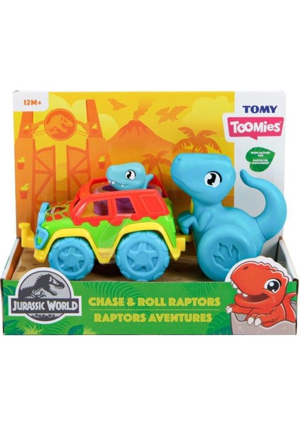 Elite Fırsat Byr 73251 Tomy - Dino ve Renkli Araç - Toomies +12 Ay Yeni 1 Adet