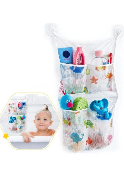 Elite Bebek Banyo Oyuncak Torbası 469 Beyaz 1 Adet