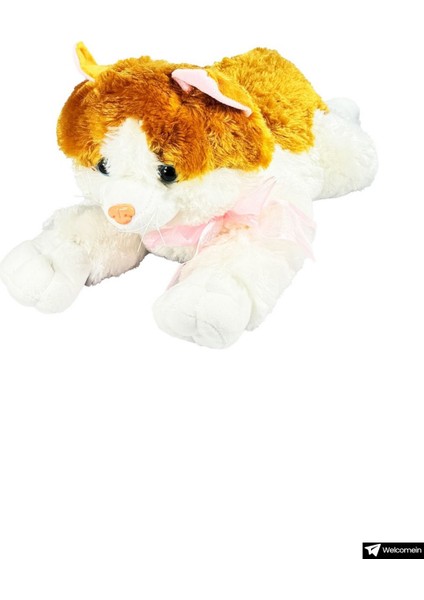 Oyuncak Sesli Dolgun 36 cm Peluş Kedi Oyun ve Uyku Arkadaşım Kedicik 1 Adet