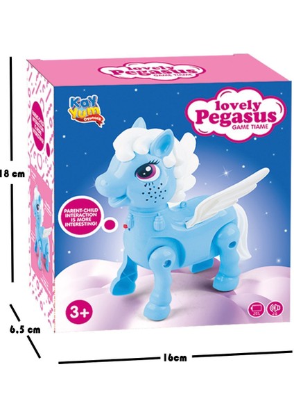 Elite Işıklı Sesli Pilli Yürüyen Unicorn Pony At Pembe 1 Adet