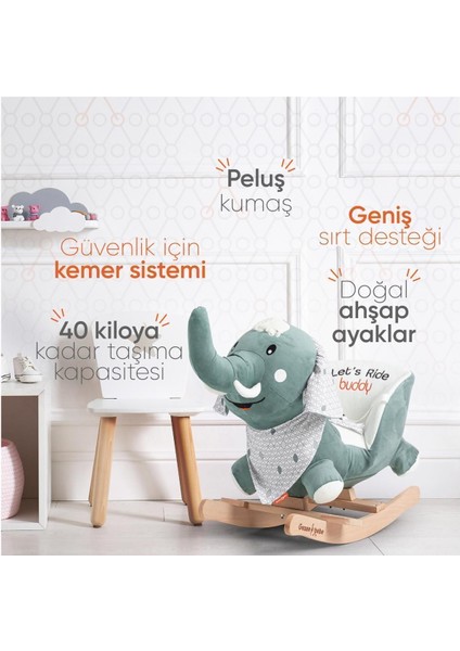 Elite Buddy Sallanan Arkadaş - Elephant 1 Adet