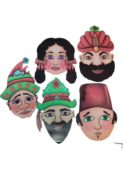 Elite Hobi Hacivat Karagöz Gölge Oyunu Seti Tiyatro Oyunu 1 Adet modelleri