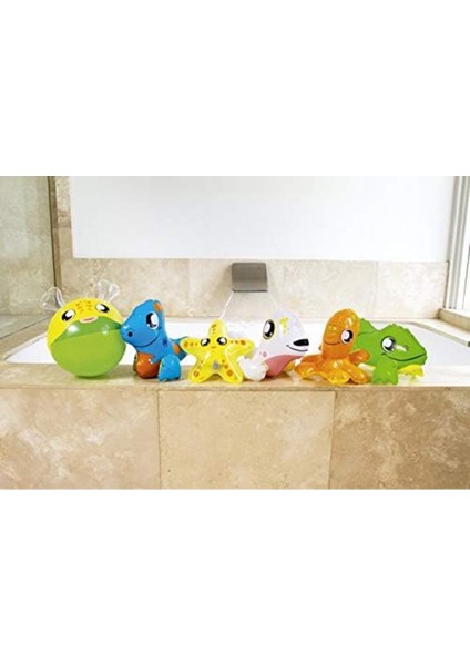 Elite Buymxx Şişme Banyo Oyuncakları 34030, Çok Renkli Desiny 1082424 1 Adet