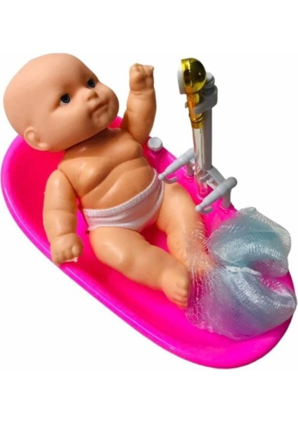Elite Pilli Küvetli Banyo Oyun Seti Küvetli Bebek Su Püskürten Küvet 1 Adet modelleri