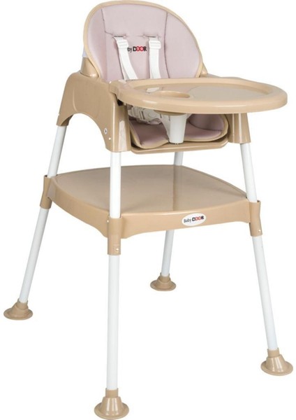 Elite 3105 Bambu & Mama Bambu Çalışma Masalı Pedli Mama Sandalyesi Bej 3 In 1 1 Adet