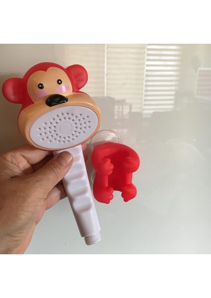 Elite Çocuk, Bebek Duş Başlığı Su Maymun Şekilli , Banyo , Oyuncak Hayvan Eğlence 1 Adet