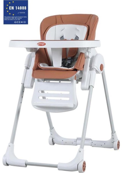 Elite Lucca Asansörlü Tekerlekli Çift Tepsili Mama Sandalyesi 4024 1 Adet