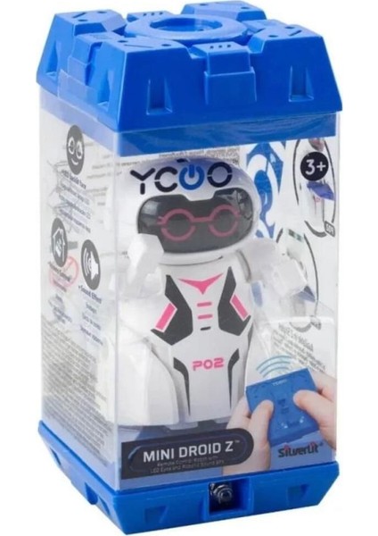Elite Nessiworld Sıl 88595 Silverlit Kumandalı Mini Droid Z Robot -Necotoys 1 Adet