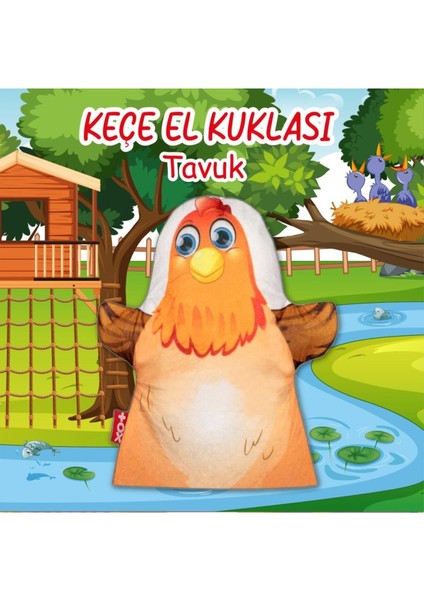 Elite CLZ247 Tavuk Evcil Hayvanlar Keçe El Kukla 1 Adet