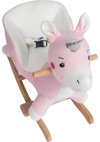 Elite Egitici Peluş Sallanan At Ahsap Sallanan At Unicorn 1 Adet