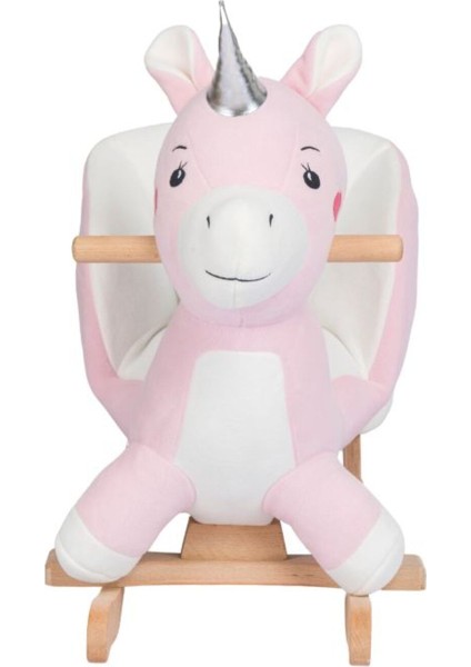 Elite Egitici Peluş Sallanan At Ahsap Sallanan At Unicorn 1 Adet