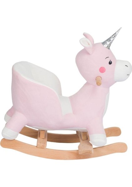 Elite Egitici Peluş Sallanan At Ahsap Sallanan At Unicorn 1 Adet