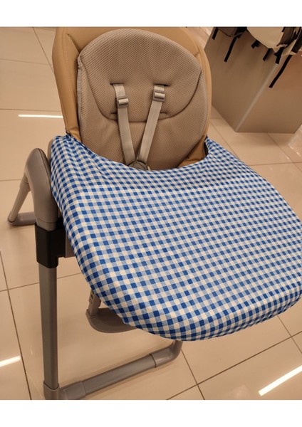 Elite Dertsiz Mama Sandalyesi Örtüsü Kılıfı/ Taşıma Kesesi Mavi Restoran,kafe Hijyeni Için 1 Adet