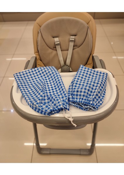 Elite Dertsiz Mama Sandalyesi Örtüsü Kılıfı/ Taşıma Kesesi Mavi Restoran,kafe Hijyeni Için 1 Adet