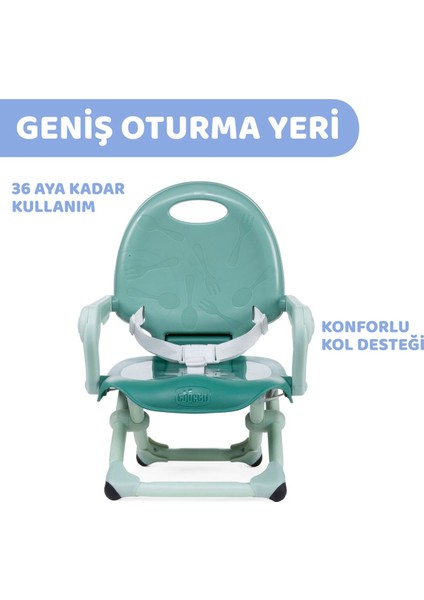 Elite Pocket Snack Yükseltici Mama Sandalyesi Pink 1 Adet