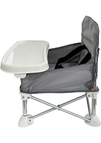 Elite Gri Portatif Katlanabilir Taşınabilir Mama Sandalyesi (6AY-24AY) Portatif 2 Yıl 0-20 kg 1 Adet indirimleri