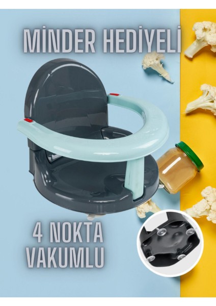Elite Vakumlu Mama Koltuğu Çift Kilit Mekanizmalı Açılır Kapanır Minder Hediyeli Mama Sandalyesi Kutulu 1 Adet fiyatları