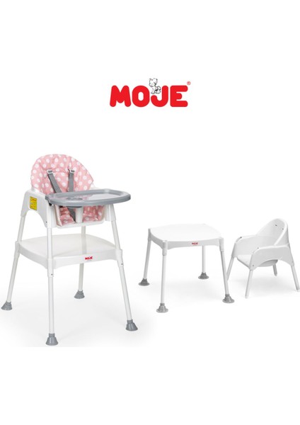 Elite Mama Sandalyesi Kılıflı Pembe- 1 Adet