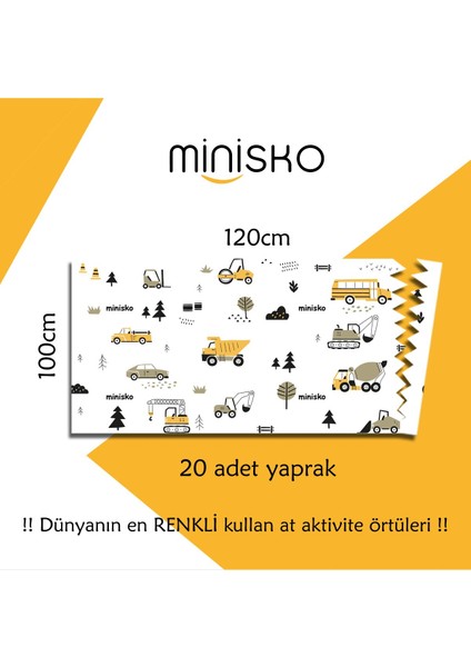 Elite Mama Sandalyesi Altı ve Aktivite Örtüsü | Bebek Altı Örtüsü | Kullan At Örtü | Taşıtlar | 2'li Set 1 Adet