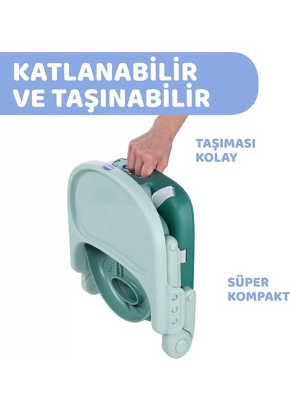 Elite Pocket Snack Yükseltici Mama Sandalyesi Poppy Red 1 Adet fırsatları