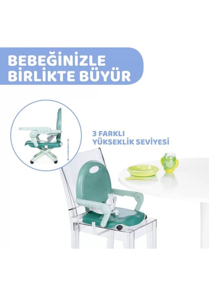 Elite Pocket Snack Yükseltici Mama Sandalyesi Poppy Red 1 Adet indirimleri