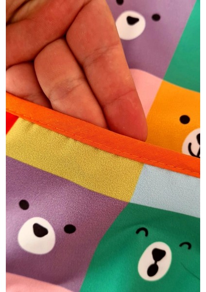 Elite Bear ve Kare Ayilar Desenli 2'li Paket Sıvı Geçirmez Unisex Aktivite ve Mama Önlüğü 6-24 Ay 1 Adet indirimleri