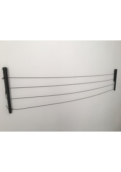 Siyah Balkon Demiri Çamaşır Askısı, Dayanıklı ve Kullanışlı, Türkiye Menşei