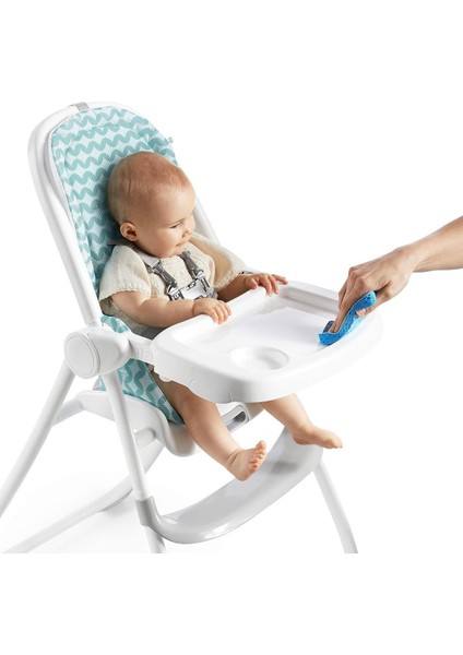 Elite Yummity Yum Goji Katlanabilir Mama Sandalyesi, 5 Noktalı Kayış, Koltuk Minderi Kolay Saklama 1 Adet