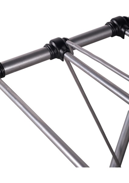 Kalın Metal Borulu Çamaşır Askısı, Gri, Dayanıklı ve Şık Tasarım modelleri