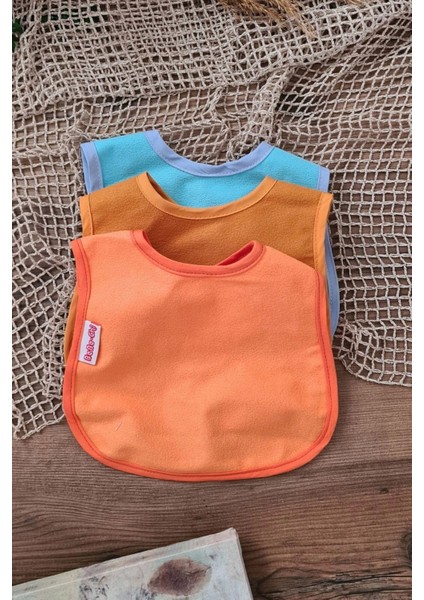 Elite 3'lü Unisex Sıvı Geçirmez Unisex Bebek Mama Önlüğü 1 Adet