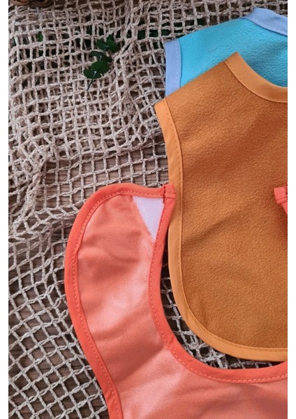 Elite 3'lü Unisex Sıvı Geçirmez Unisex Bebek Mama Önlüğü 1 Adet