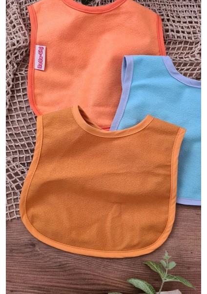 Elite 3'lü Unisex Sıvı Geçirmez Unisex Bebek Mama Önlüğü 1 Adet