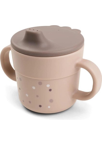 Elite Happy Dots Içecek Bardağı 215 Ml, Kapaklı ve Kulplu 1 Adet