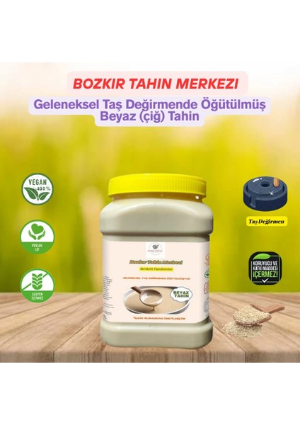 Tahin Merkezi Beyaz Doğal Tahin 935 gr (Vegan & Taş Değirmen) fiyatları
